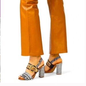 NWT COACH Robin Raffia Sandal new with box 5 B 35